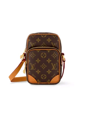 AMAZONE CROSS-BODY BAG BROWN MONOGRAM CANVAS M14014 – LW282