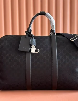 GUCCI GG CANVAS MEDIUM DUFFLE BAG – BG144