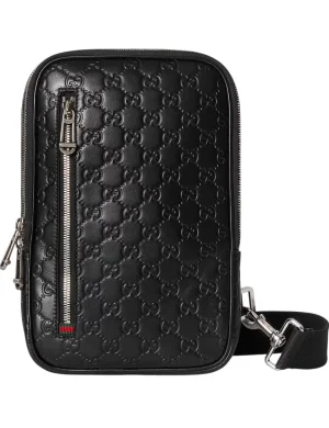 BORSA A TRACOLLA PICCOLA GUCCI EMBLEM GG - BG121