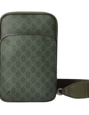 BORSA A TRACOLLA PICCOLA GUCCI MONOGRAM GG IN VERDE – BG118