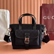 GUCCI-GG-SMALL-CANVAS-TOTE-BAG-WITH-LEATHER-TRIM-BLACK-BG148-1.webp
