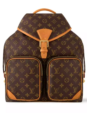 ZAINO CARGO MONTSOURIS TELA MONOGRAMMA MARRONE M14015 – LW332