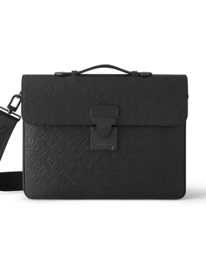 S LOCK BRIEFCASE MONOGRAM TAURILLON LEATHER M20835 – LW331