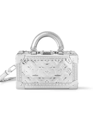 VALISETTE TRESOR HANDCASE SILVER MONOGRAM CANVAS M12797 – LW289
