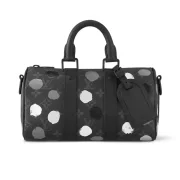 X-Yayoi-Kusama-Keepall-25-Bag-in-Black-and-Silver-M46406-LW252-1.webp