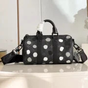 X-Yayoi-Kusama-Keepall-25-Bag-in-Black-and-Silver-M46406-LW252-2.webp